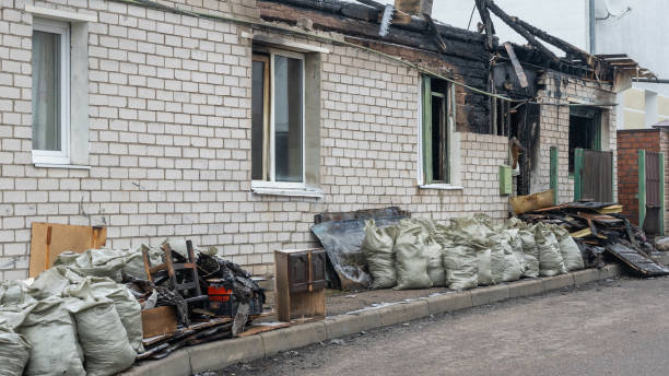 Professional Fire Damage Removal technician working in Faribault, MN